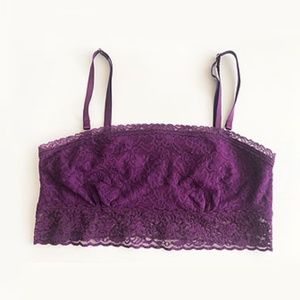 Victoria's Secret Strap Floral Lace Bandeau Bra